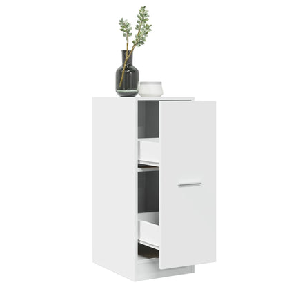 Mobiletto da Farmacia Bianco 30x41x77,5 cm Legno Agglomerato | homemem39