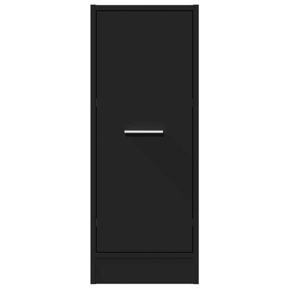 Armadietto da Farmacia Nero 30x41x77,5 cm in Truciolato