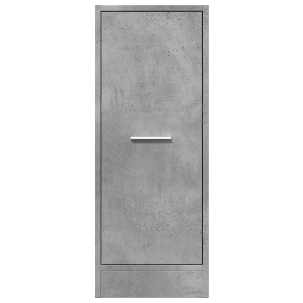 Armadietto da Farmacia Grigio Cemento 30x41x77,5 cm Truciolato | homemem39