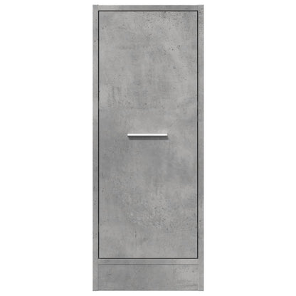 Armadietto da Farmacia Grigio Cemento 30x41x77,5 cm Truciolato | homemem39