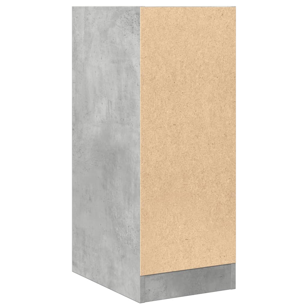 Armadietto da Farmacia Grigio Cemento 30x41x77,5 cm Truciolato | homemem39