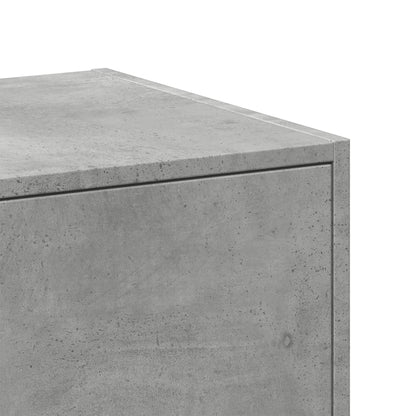Armadietto da Farmacia Grigio Cemento 30x41x77,5 cm Truciolato