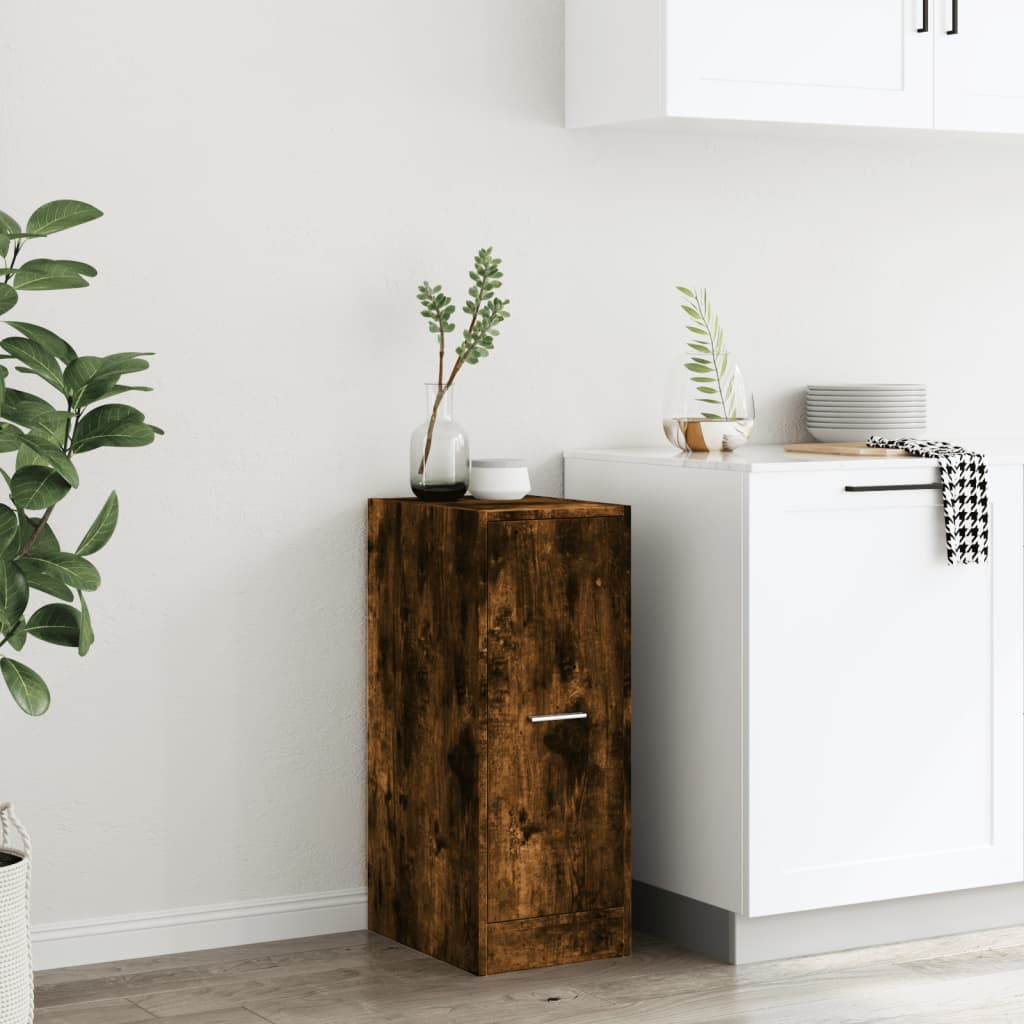 Armadietto da Farmacia Rovere Fumo 30x41x77,5 cm in Truciolato | homemem39
