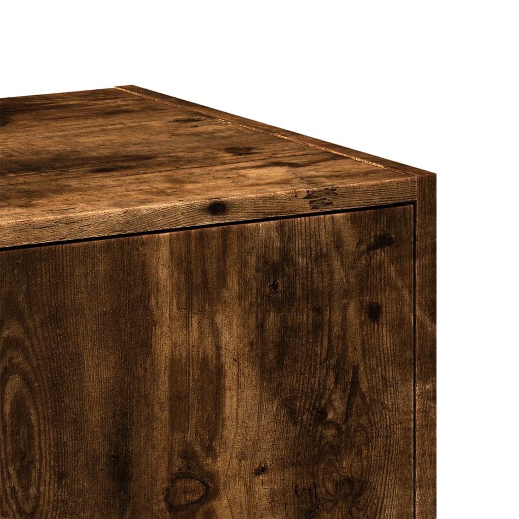 Armadietto da Farmacia Rovere Fumo 30x41x77,5 cm in Truciolato | homemem39