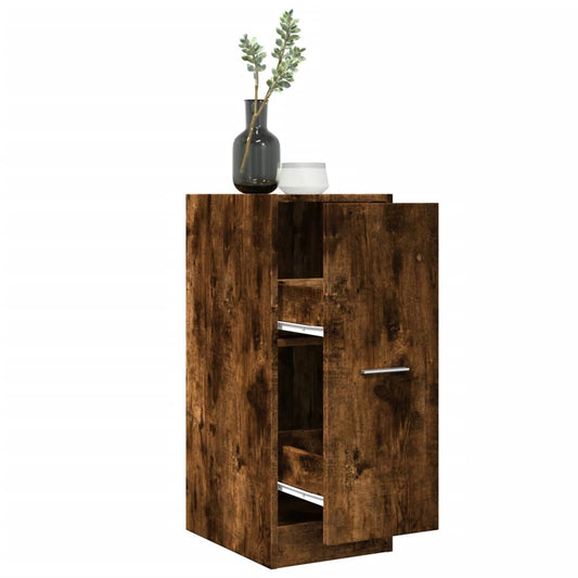 Armadietto da Farmacia Rovere Fumo 30x41x77,5 cm in Truciolato | homemem39