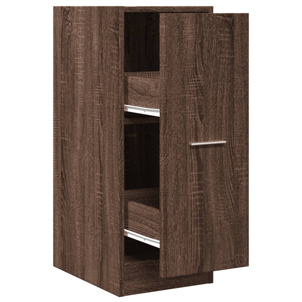 Armadietto da Farmacia Rovere Marrone 30x41x77,5 cm Truciolato | homemem39