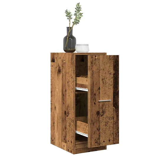 Armadietto da Farmacia Legno Vecchio 30x41x77,5cm in Truciolato | homemem39