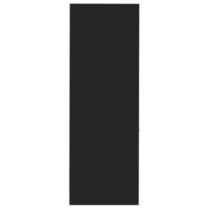Armadietto da Farmacia Nero 30x41x118 cm in Truciolato | homemem39