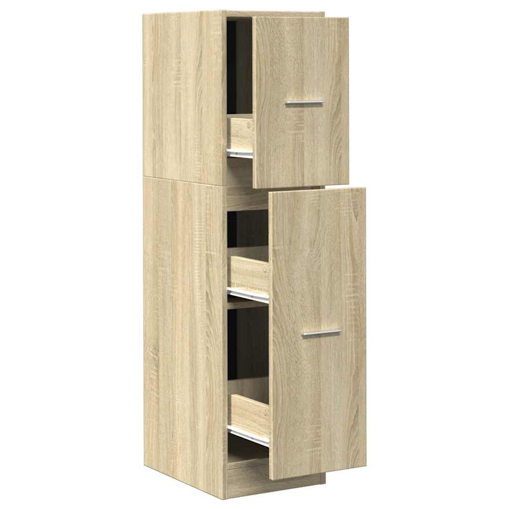 Armadietto da Farmacia Rovere Sonoma 30x41x118 cm in Truciolato | homemem39