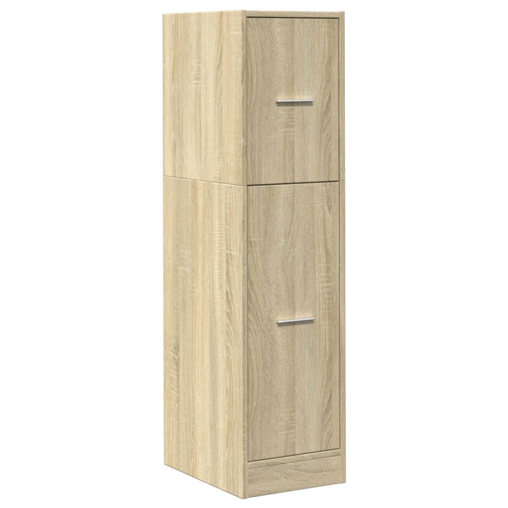 Armadietto da Farmacia Rovere Sonoma 30x41x118 cm in Truciolato | homemem39