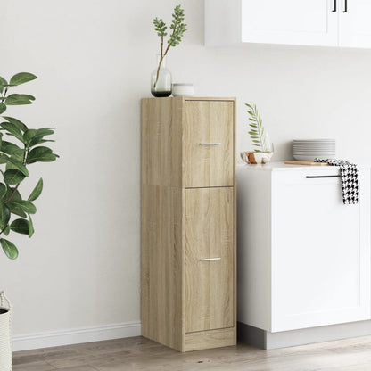 Armadietto da Farmacia Rovere Sonoma 30x41x118 cm in Truciolato | homemem39