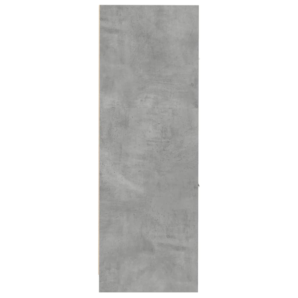 Armadietto da Farmacia Grigio Cemento 30x41x118 cm Truciolato | homemem39
