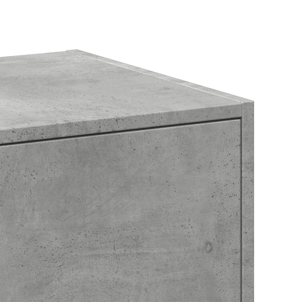 Armadietto da Farmacia Grigio Cemento 30x41x118 cm Truciolato | homemem39