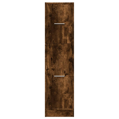 Armadietto da Farmacia Rovere Fumo 30x41x118 cm in Truciolato | homemem39