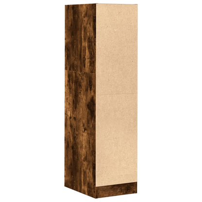 Armadietto da Farmacia Rovere Fumo 30x41x118 cm in Truciolato | homemem39