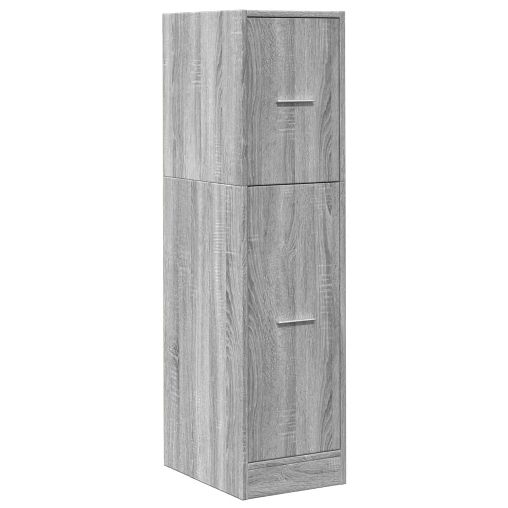 Armadietto da Farmacia Grigio Sonoma 30x41x118 cm in Truciolato | homemem39