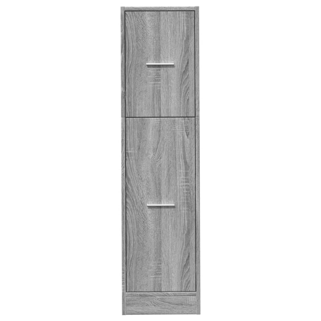 Armadietto da Farmacia Grigio Sonoma 30x41x118 cm in Truciolato | homemem39
