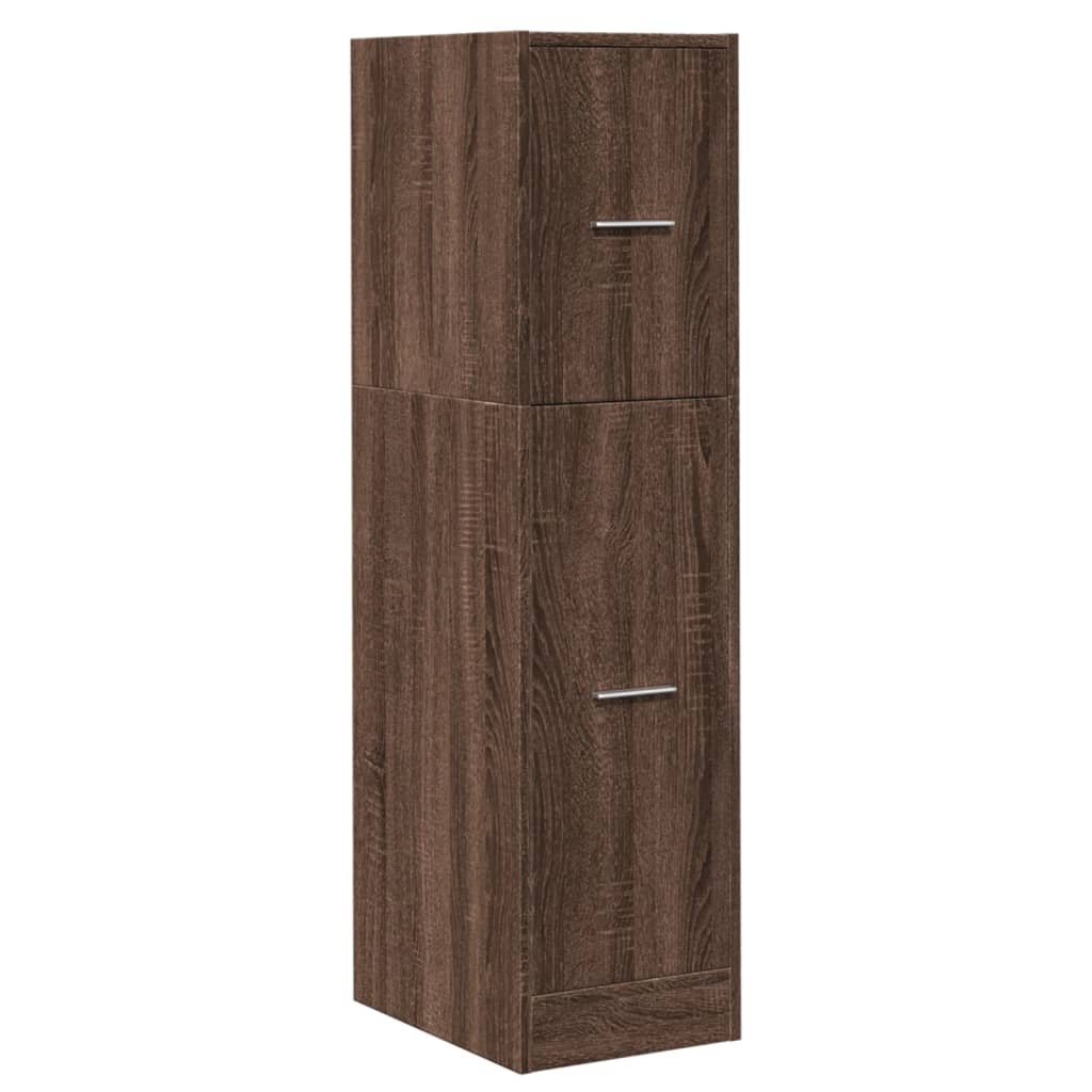 Armadietto da Farmacia Rovere Marrone 30x41x118 cm Truciolato | homemem39