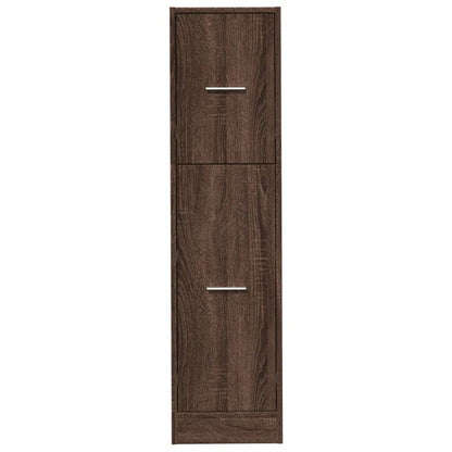 Armadietto da Farmacia Rovere Marrone 30x41x118 cm Truciolato | homemem39