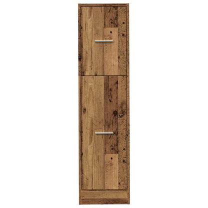 Armadietto da Farmacia Legno Vecchio 30x41x118 cm in Truciolato | homemem39