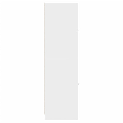 Mobiletto da Farmacia Bianco 30x41x144,5 cm Legno Agglomerato