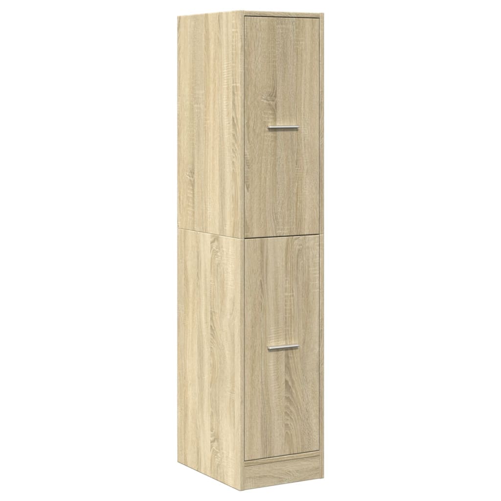 Mobiletto da Farmacia Rovere Sonoma 30x41x144,5 cm Legno Agglomerato | homemem39