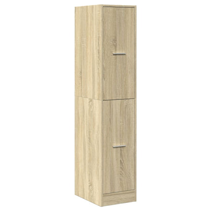 Mobiletto da Farmacia Rovere Sonoma 30x41x144,5 cm Legno Agglomerato | homemem39