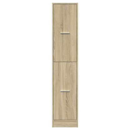 Mobiletto da Farmacia Rovere Sonoma 30x41x144,5 cm Legno Agglomerato