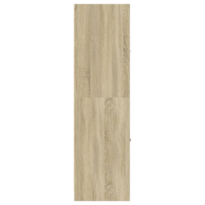 Mobiletto da Farmacia Rovere Sonoma 30x41x144,5 cm Legno Agglomerato | homemem39