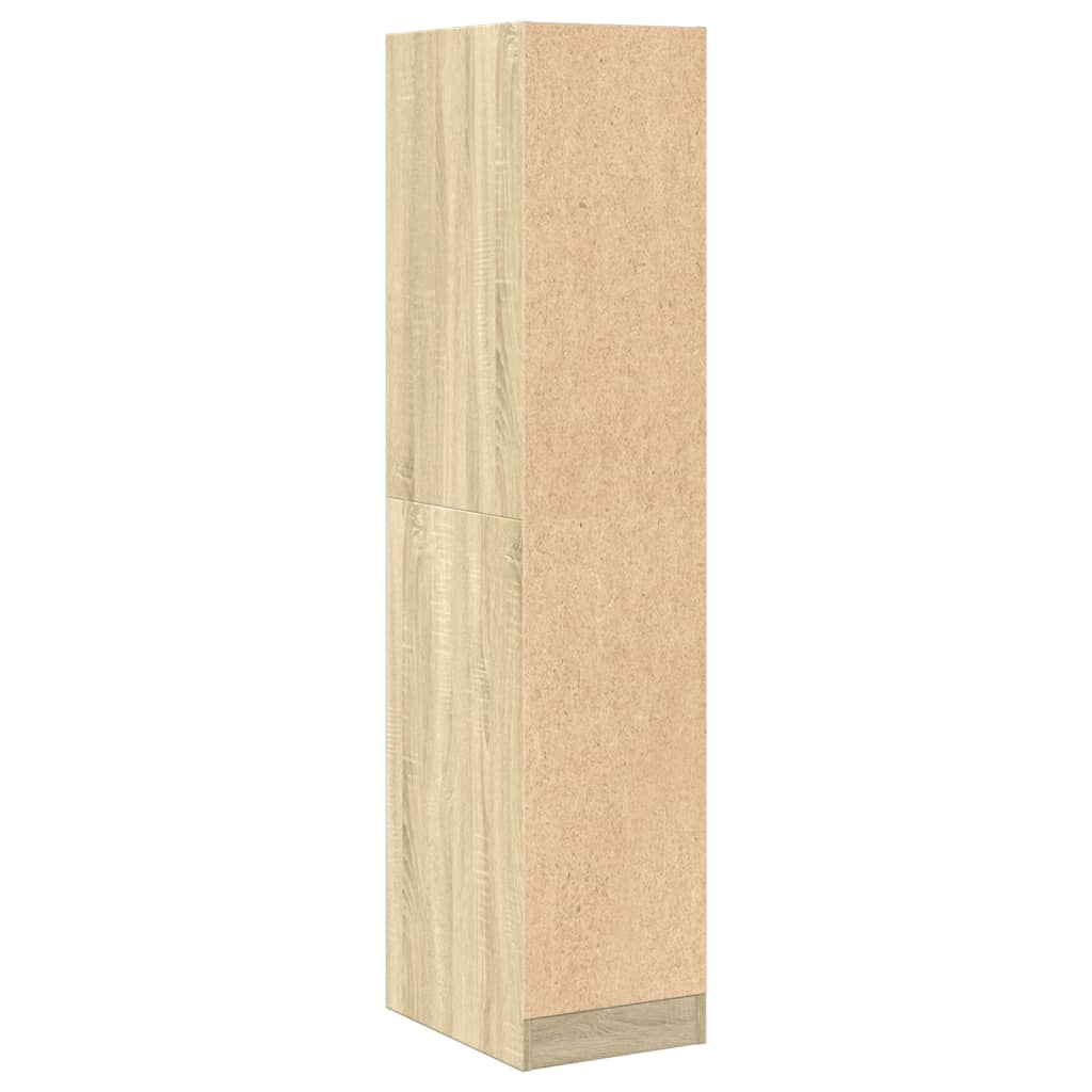 Mobiletto da Farmacia Rovere Sonoma 30x41x144,5 cm Legno Agglomerato | homemem39