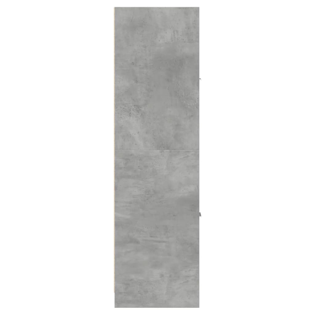 Armadietto da Farmacia Grigio Cemento 30x41x144,5 cm Truciolato | homemem39