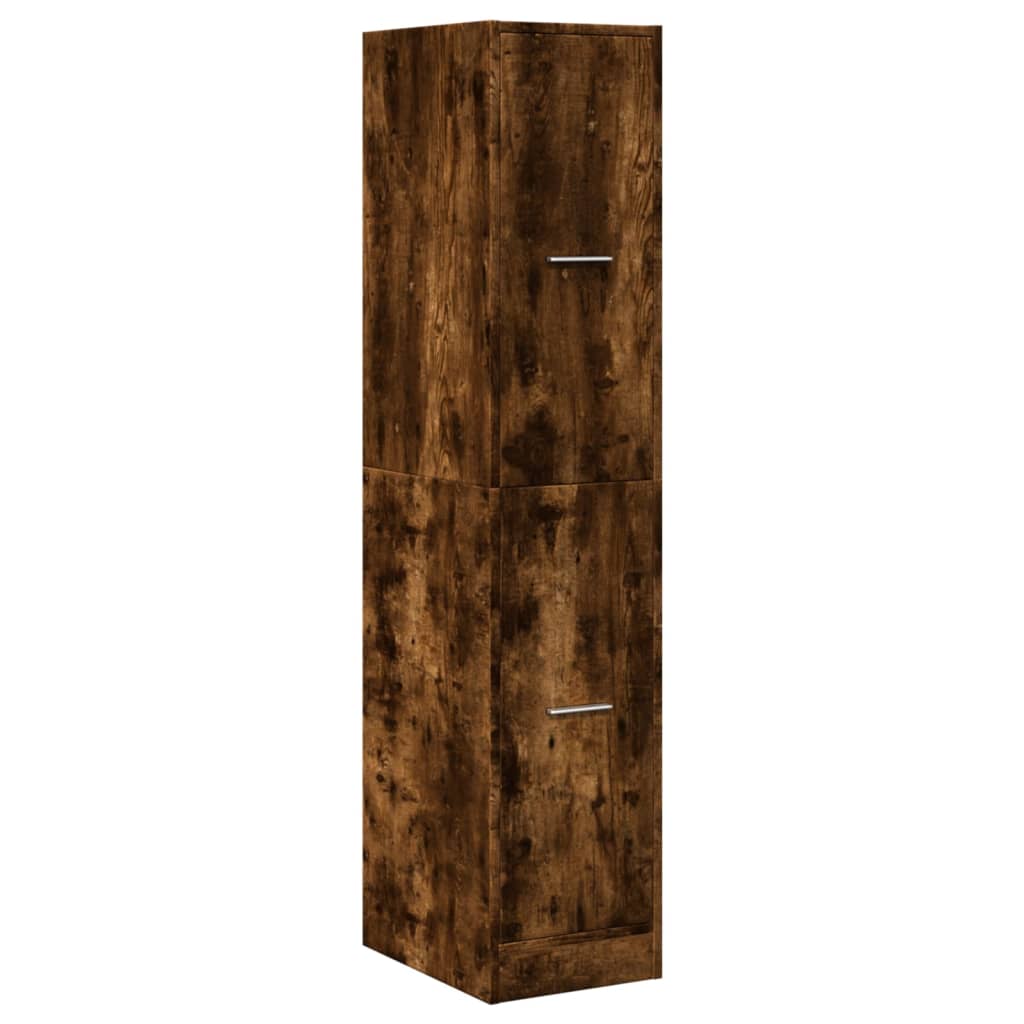 Armadietto da Farmacia Rovere Fumo 30x41x144,5 cm in Truciolato | homemem39