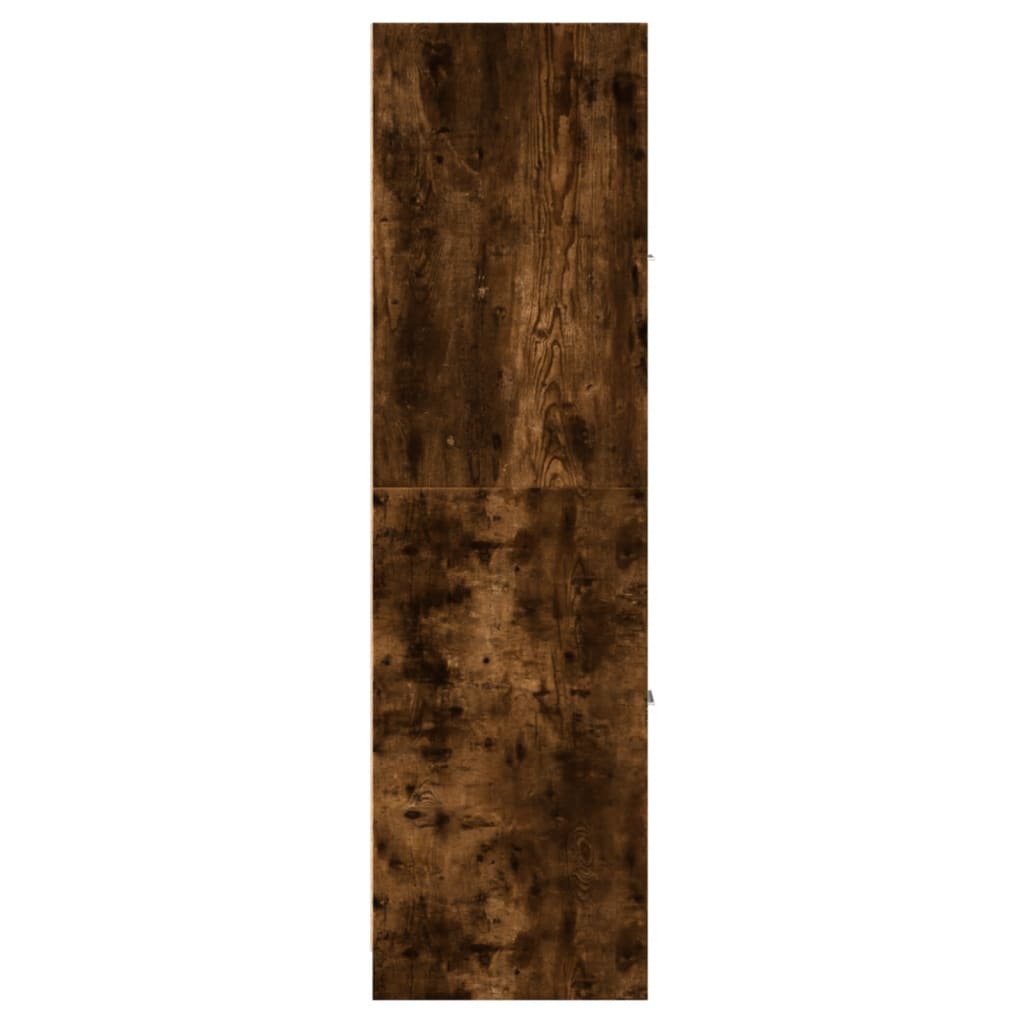 Armadietto da Farmacia Rovere Fumo 30x41x144,5 cm in Truciolato | homemem39