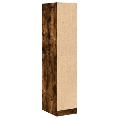 Armadietto da Farmacia Rovere Fumo 30x41x144,5 cm in Truciolato | homemem39