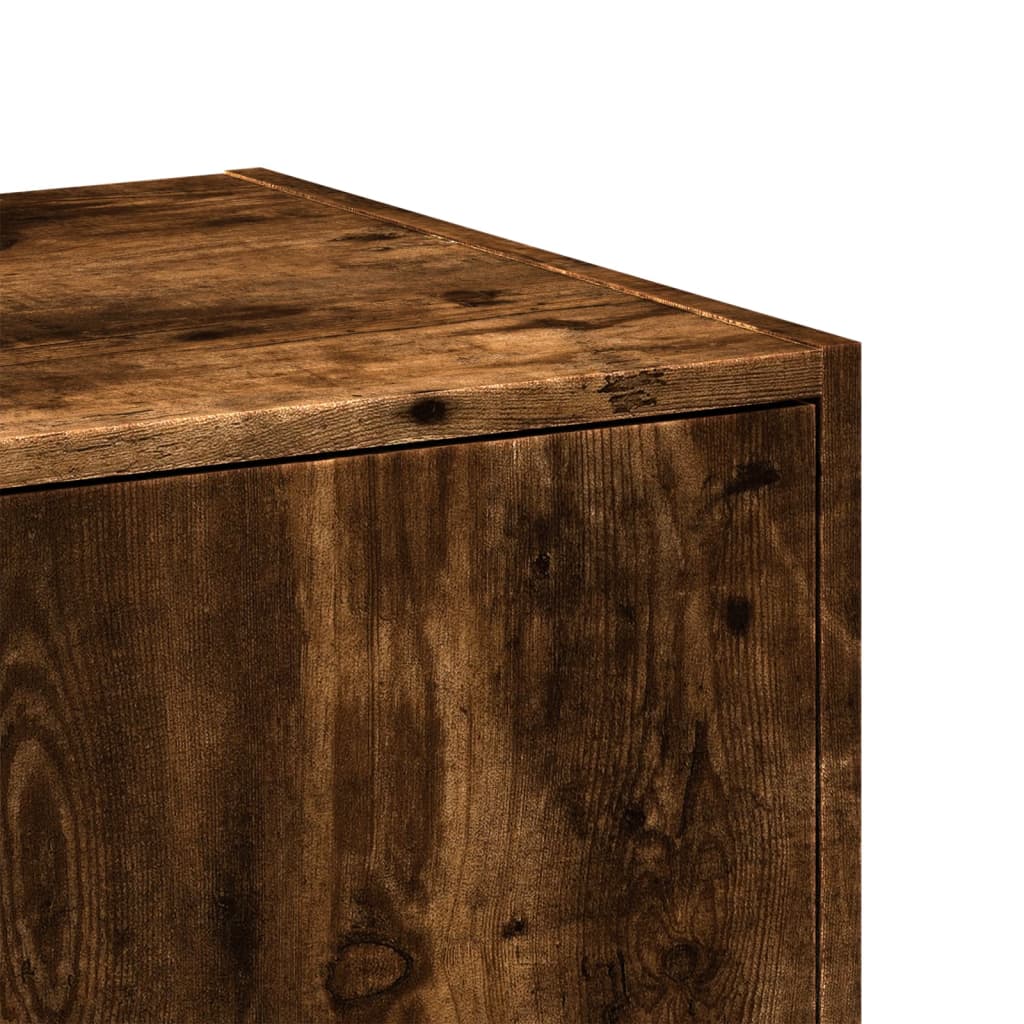 Armadietto da Farmacia Rovere Fumo 30x41x144,5 cm in Truciolato | homemem39