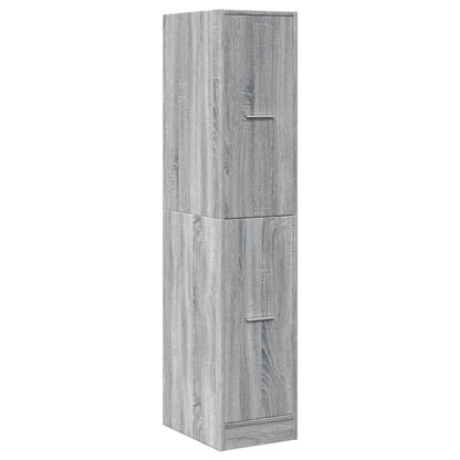Armadietto da Farmacia Grigio Sonoma 30x41x144,5 cm Truciolato | homemem39