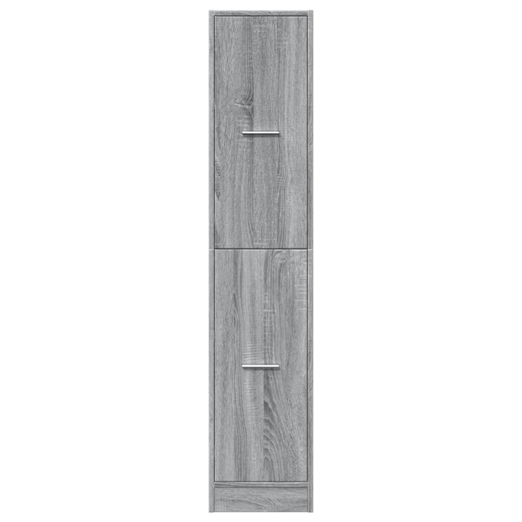 Armadietto da Farmacia Grigio Sonoma 30x41x144,5 cm Truciolato | homemem39