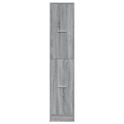 Armadietto da Farmacia Grigio Sonoma 30x41x144,5 cm Truciolato | homemem39