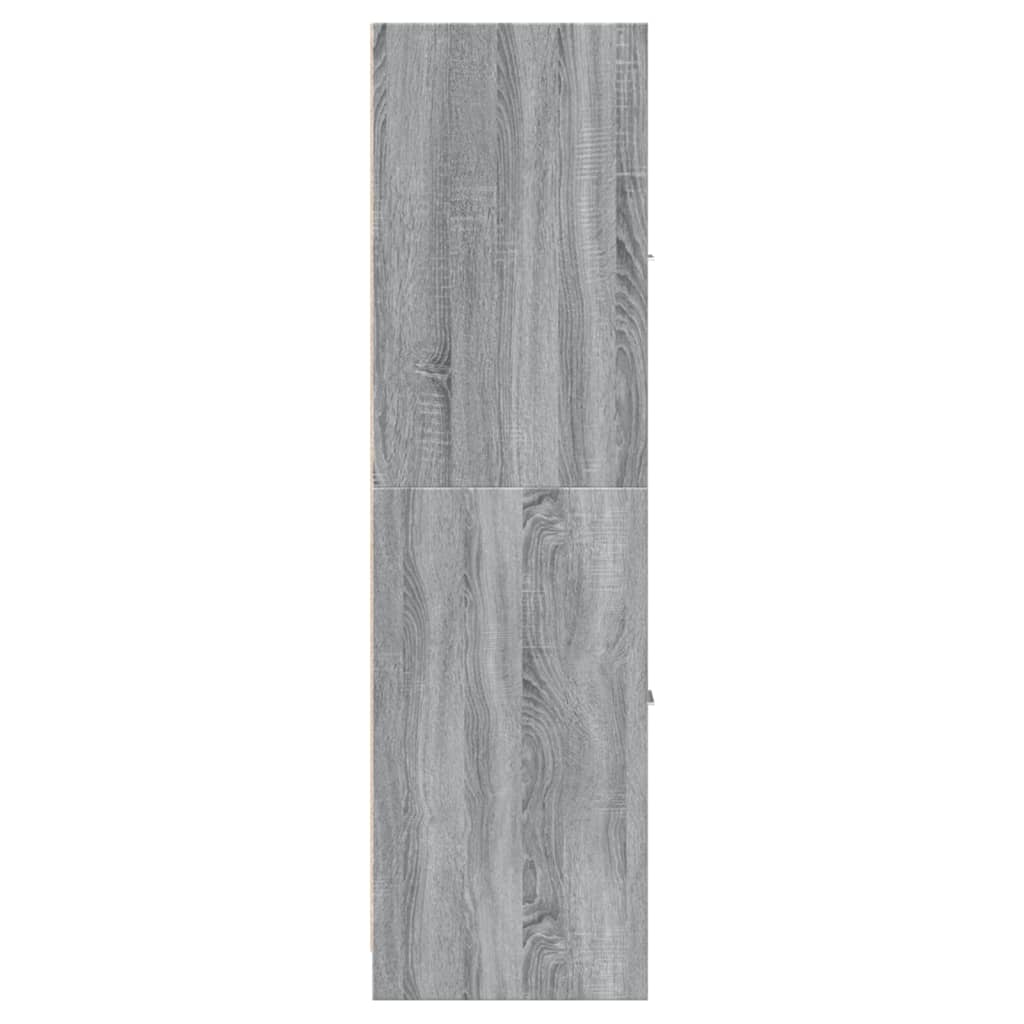 Armadietto da Farmacia Grigio Sonoma 30x41x144,5 cm Truciolato | homemem39