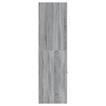 Armadietto da Farmacia Grigio Sonoma 30x41x144,5 cm Truciolato | homemem39