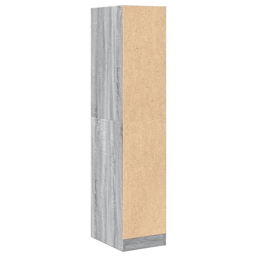 Armadietto da Farmacia Grigio Sonoma 30x41x144,5 cm Truciolato | homemem39
