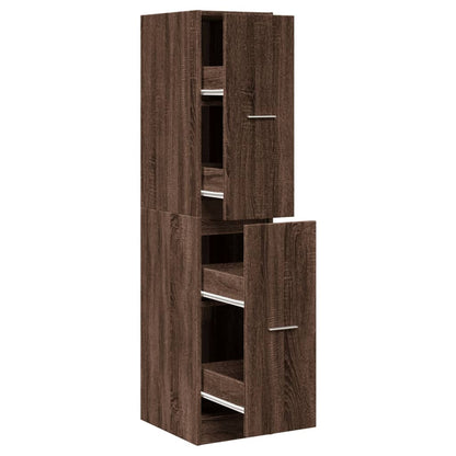 Armadietto da Farmacia Rovere Marrone 30x41x144,5 cm Truciolato | homemem39