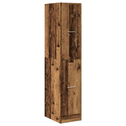 Armadietto da Farmacia Legno Vecchio 30x41x144,5 cm Truciolato | homemem39