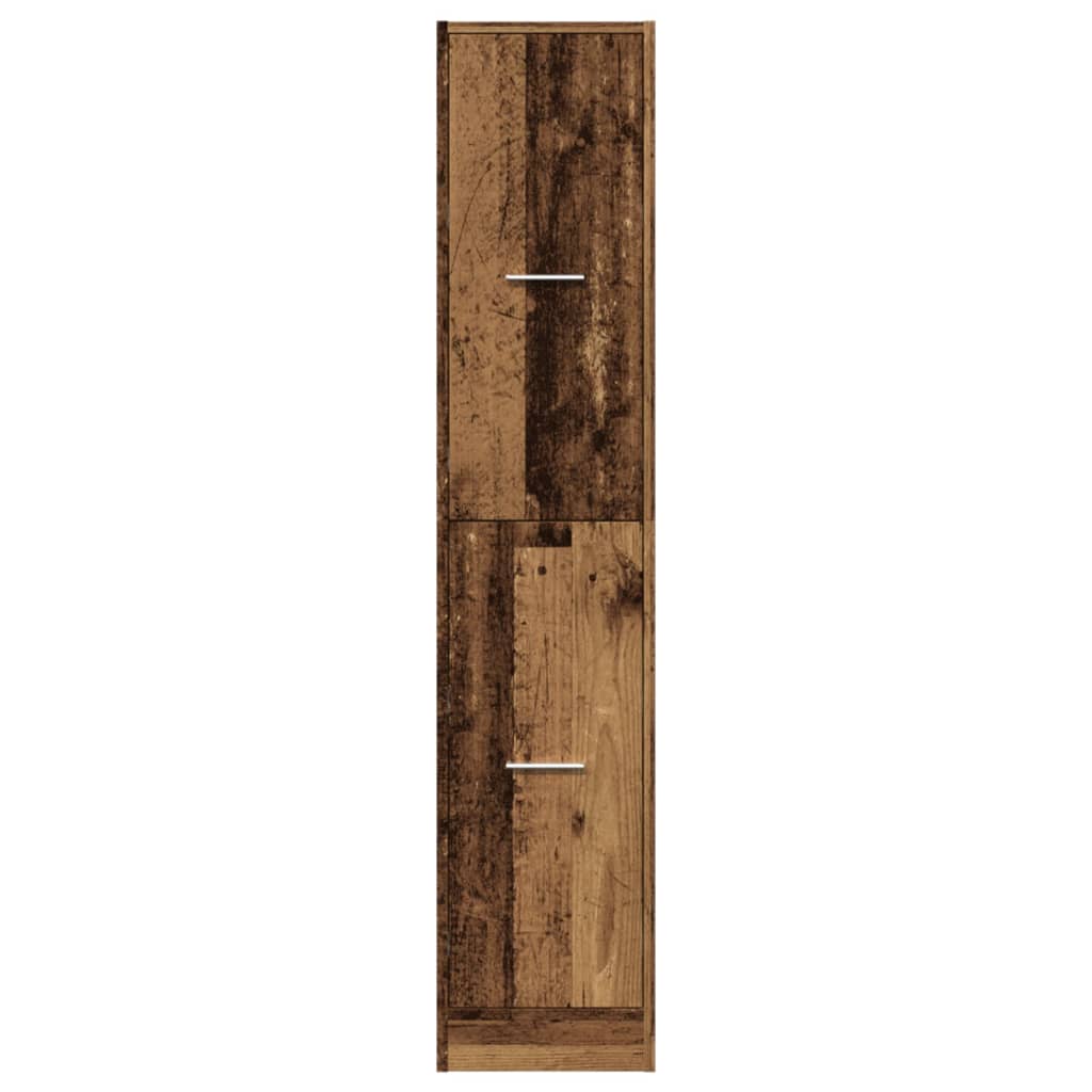 Armadietto da Farmacia Legno Vecchio 30x41x144,5 cm Truciolato | homemem39