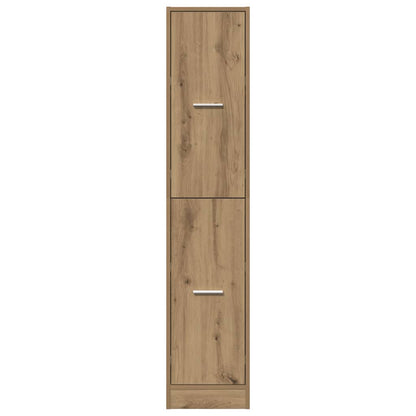 Mobiletto da Farmacia Artigianale Rovere 30x41x144,5 cm