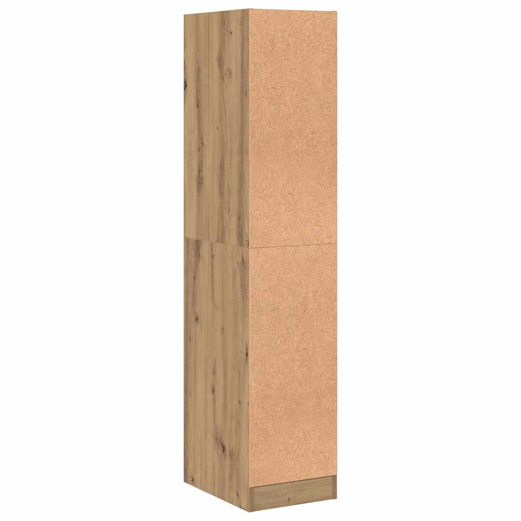 Mobiletto da Farmacia Artigianale Rovere 30x41x144,5 cm Legno Agglomerato | homemem39