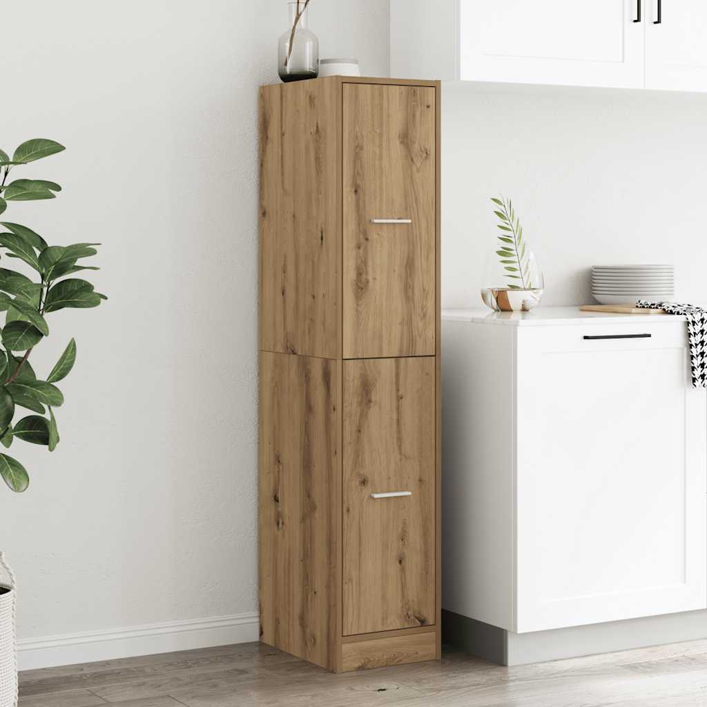 Mobiletto da Farmacia Artigianale Rovere 30x41x144,5 cm
