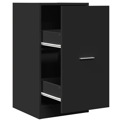 Armadietto da Farmacia Nero 40x41x77,5 cm in Truciolato | homemem39