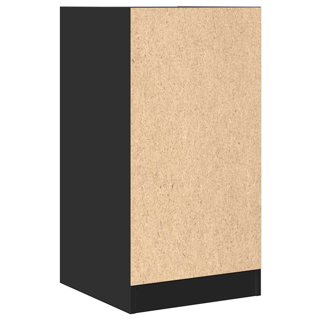 Armadietto da Farmacia Nero 40x41x77,5 cm in Truciolato | homemem39