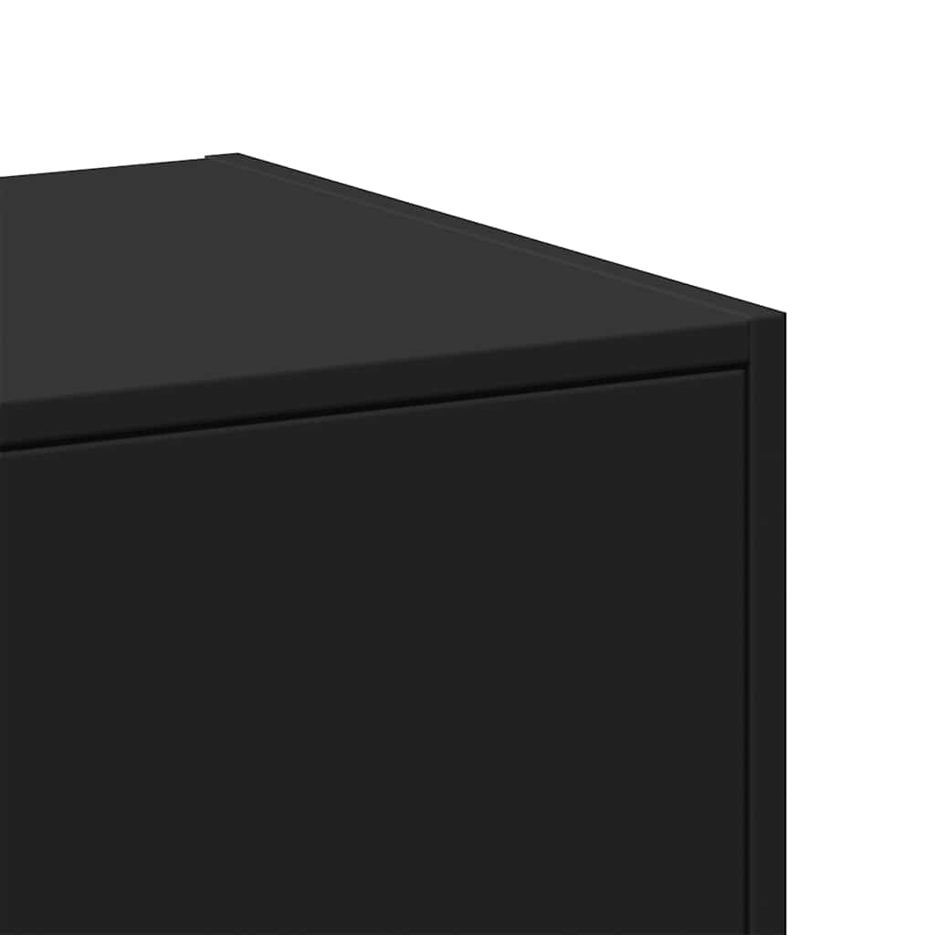 Armadietto da Farmacia Nero 40x41x77,5 cm in Truciolato | homemem39